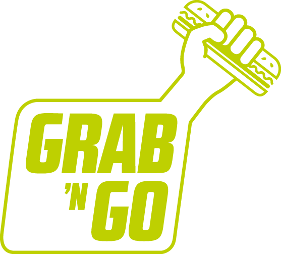 GRAB´N GO logo, mad, universiteter